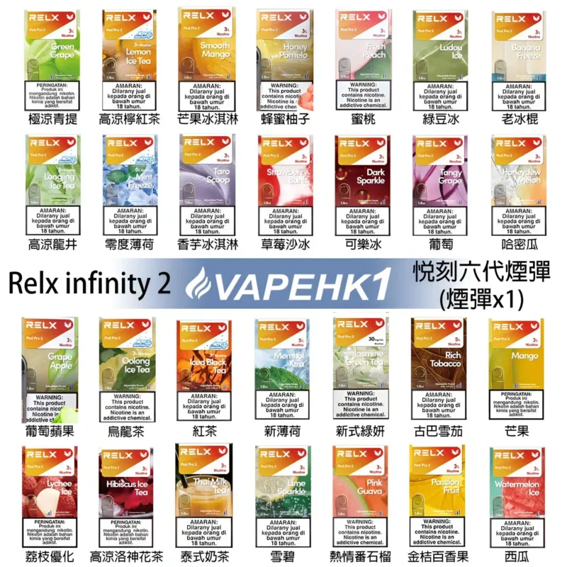 RELX 6代糖果｜4-5-6代主機通用 買十送二